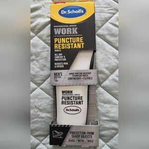 Dr. Scholl's Black and Yellow Puncture Resistant Insoles